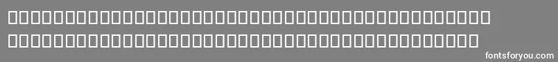 Шрифт SteinbergNotation – белые шрифты на сером фоне