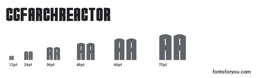 CgfArchReactor Font Sizes