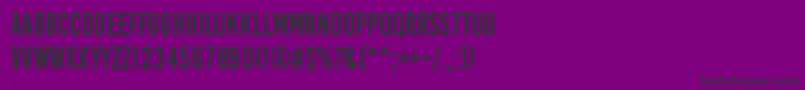 AprilFoolsDay Font – Black Fonts on Purple Background