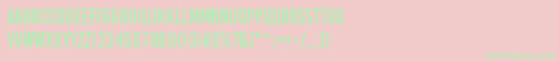 AprilFoolsDay Font – Green Fonts on Pink Background