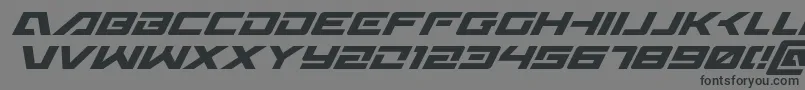 fuente Wildcard31superital – Fuentes Negras Sobre Fondo Gris