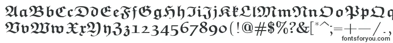 EuclidFrakturBold Font – Vector Fonts