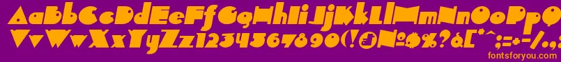 More about Indepit Font Indepit Font – Orange Fonts on Purple Background