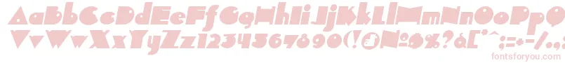 Indepit Font – Pink Fonts on White Background