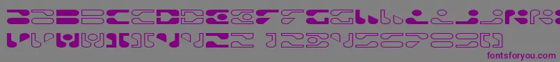 ToiletDsnp Font – Purple Fonts on Gray Background