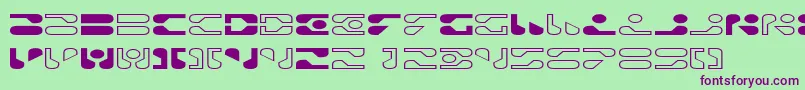 ToiletDsnp Font – Purple Fonts on Green Background