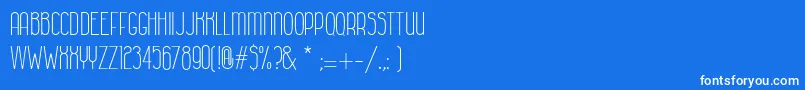 Lisätietoja ColonialhavanaClara-fontista ColonialhavanaClara-fontti – valkoiset fontit sinisellä taustalla