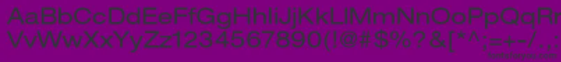 HelveticaneueltstdEx Font – Black Fonts on Purple Background