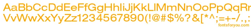 HelveticaneueltstdEx Font – Orange Fonts on White Background