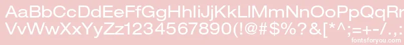 HelveticaneueltstdEx Font – White Fonts on Pink Background
