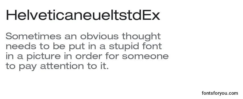 HelveticaneueltstdEx Font