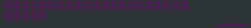 LmsColorguardGirl Font – Purple Fonts on Black Background