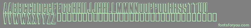 Blindmelon Font – Green Fonts on Gray Background