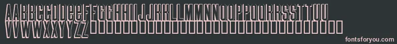 Blindmelon Font – Pink Fonts on Black Background