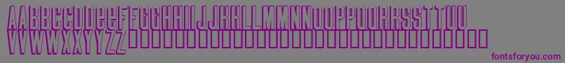 Blindmelon Font – Purple Fonts on Gray Background