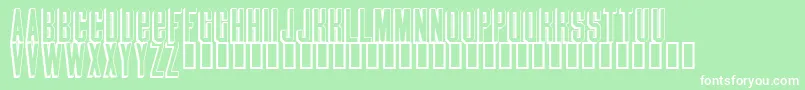 Blindmelon Font – White Fonts on Green Background