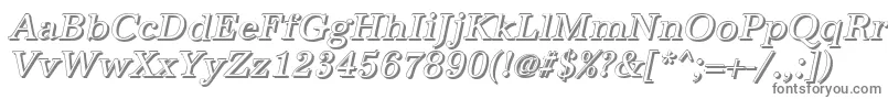 Шрифт AntiquashItalic – серые шрифты