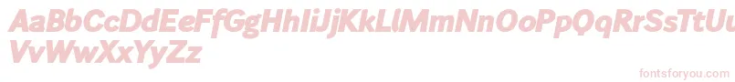 Wendelinfettkursiv Font – Pink Fonts on White Background