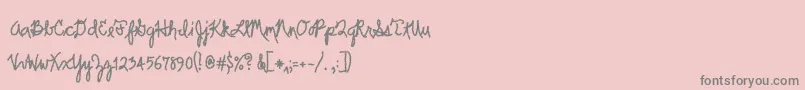 Подробнее о шрифте Scrawler Шрифт Scrawler – серые шрифты на розовом фоне