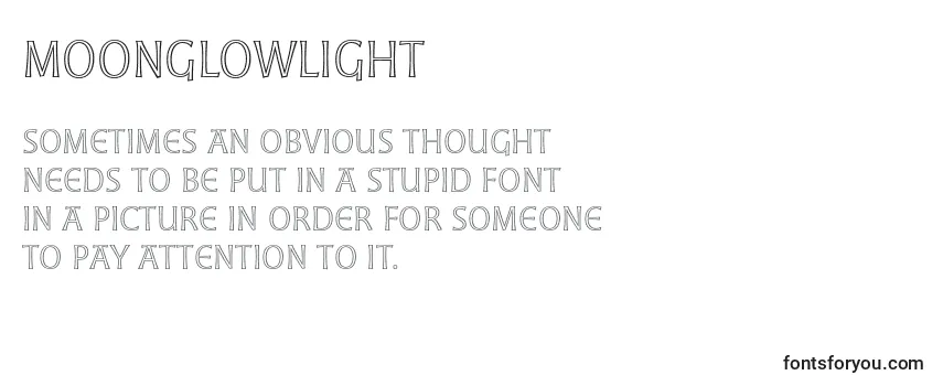 Review of the MoonglowLight Font