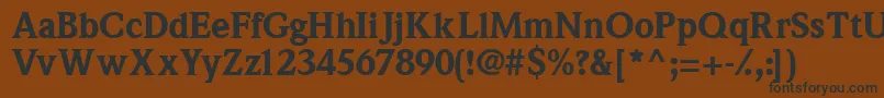 Quintessenceblackssk Font – Black Fonts on Brown Background
