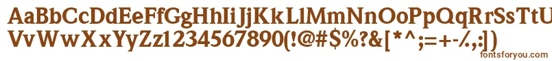 Quintessenceblackssk Font – Brown Fonts on White Background