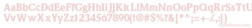 Quintessenceblackssk Font – Pink Fonts on White Background