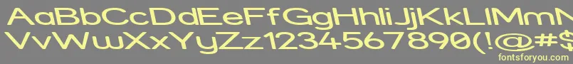 More about StreetExpandedReverseItalic Font StreetExpandedReverseItalic Font – Yellow Fonts on Gray Background