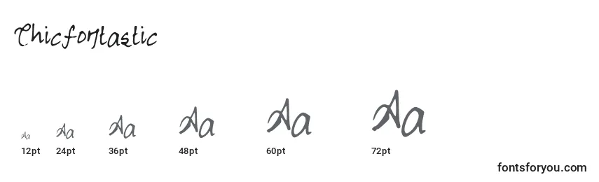 Chicfontastic Font Sizes