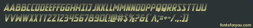 Newcomictitlegradital Font – Yellow Fonts on Black Background