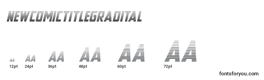 Newcomictitlegradital Font Sizes