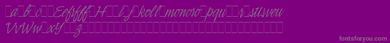 fuente IndyItalicAltLetPlain.1.0 – Fuentes Grises Sobre Fondo Morado