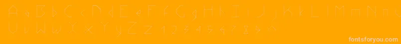 StickV.2 Font – Pink Fonts on Orange Background