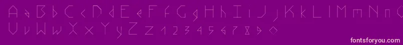 StickV.2 Font – Pink Fonts on Purple Background