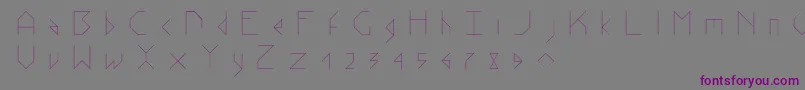 StickV.2 Font – Purple Fonts on Gray Background