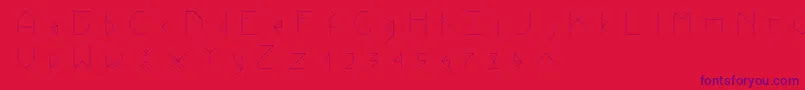 StickV.2 Font – Purple Fonts on Red Background