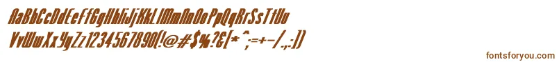 VenusNormalExBoldItalic Font – Brown Fonts