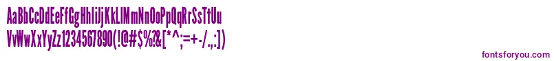LeaguegothicCondensedregular Font – Purple Fonts