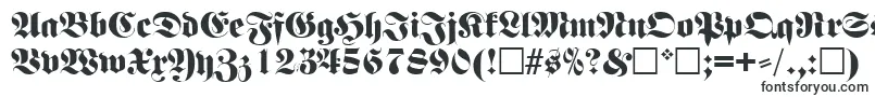 FettefrakturRegular Font – Fonts for engraving