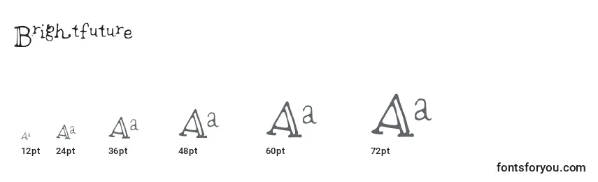Brightfuture Font Sizes
