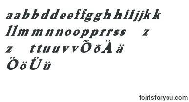 HarveygreyItalic font – estonian Fonts