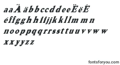 HarveygreyItalic font – macedonian Fonts