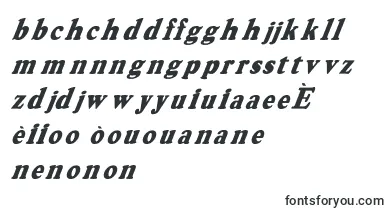 HarveygreyItalic font – creole Fonts