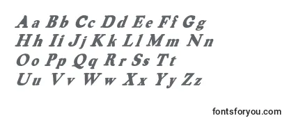 HarveygreyItalic Font