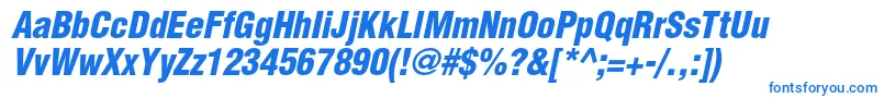 HelveticaltstdBlkcondobl Font – Blue Fonts