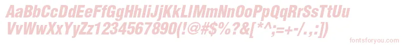 HelveticaltstdBlkcondobl Font – Pink Fonts