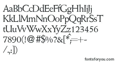 W690RomanRegular font – Fonts Starting With W