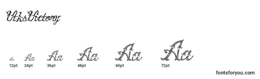 VtksVictory Font Sizes