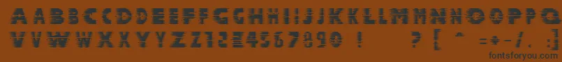Halcion Font – Black Fonts on Brown Background