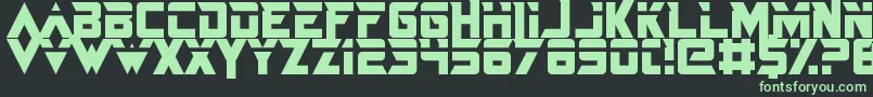 Saiba mais sobre a fonte JustInTheFirestorm Fonte JustInTheFirestorm – fontes verdes em um fundo preto